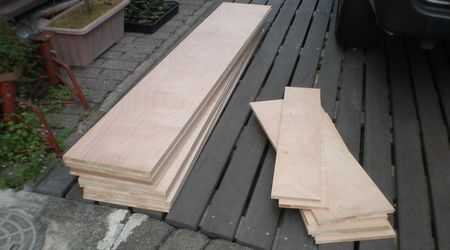 収納棚製作用コンパネ材