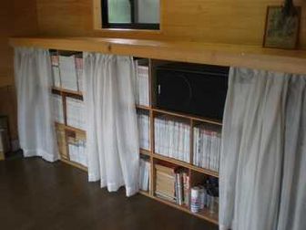 ガレージ収納 合板コンパネを利用した収納棚