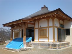 建築技術(お寺を建て替え)