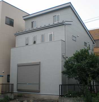 木造注文住宅例 外観がシンプルなローコスト住宅
