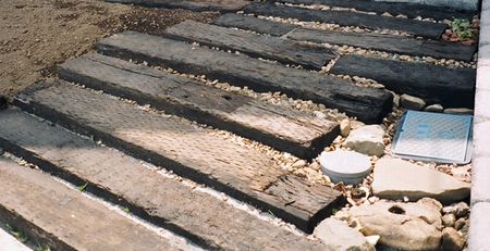 枕木 ガーデニング素材